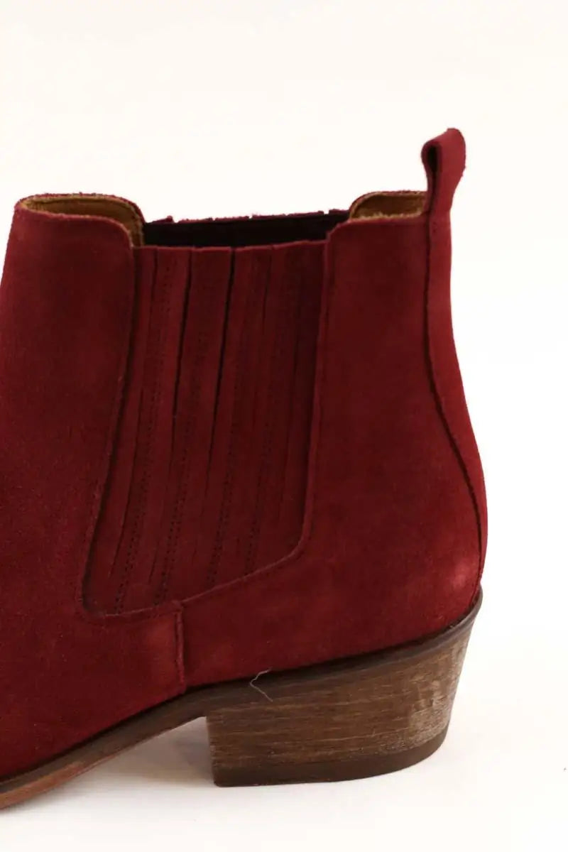 Boots Modetrotter Bordeaux en Daim