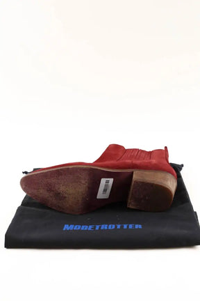 Boots Modetrotter Bordeaux en Daim