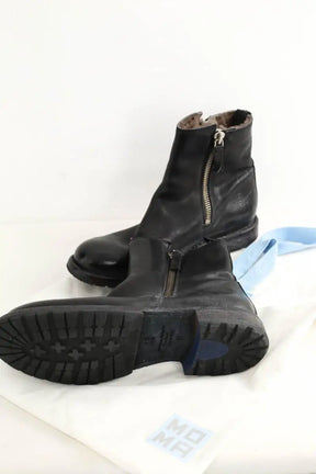 Boots Moma Noir en Cuir