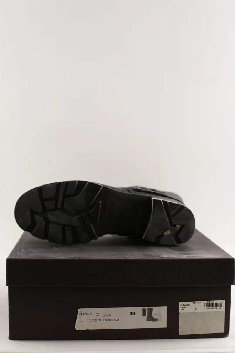 Boots motardes Jil Sander Noir en Cuir