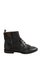 Boots motardes Robert Clergerie Noir en Cuir, taille 39 - Seconde Main