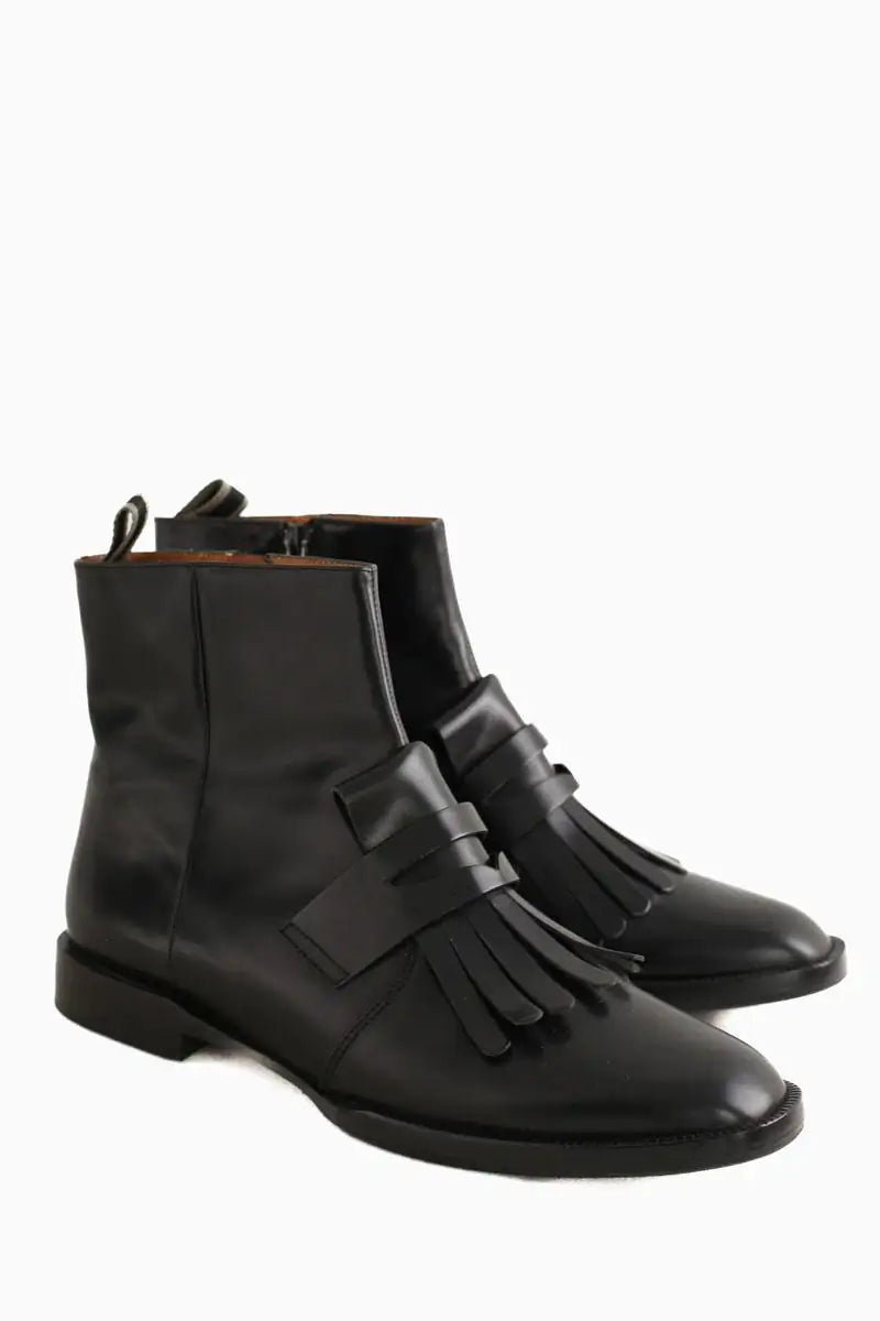 Boots motardes Robert Clergerie Noir en Cuir
