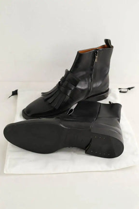 Boots motardes Robert Clergerie Noir en Cuir
