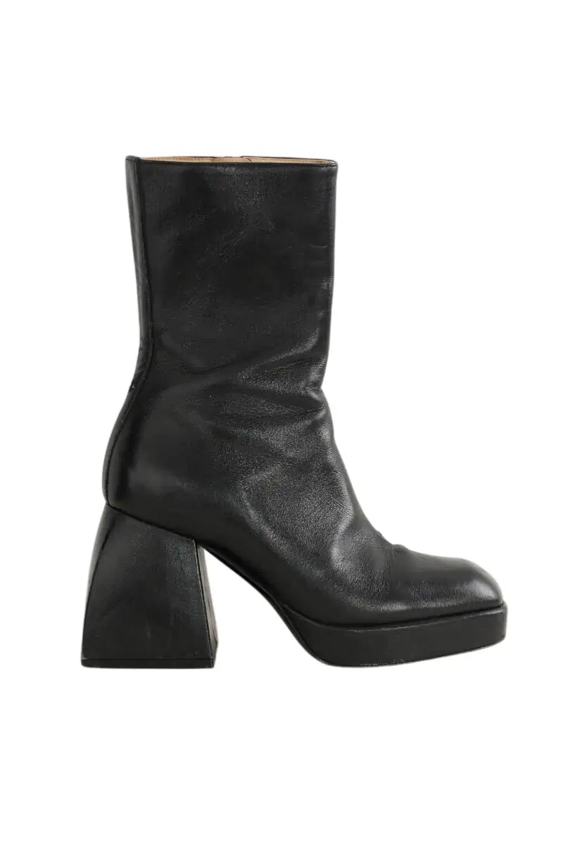 Boots Nodaleto Noir en Cuir, taille 35 - Seconde Main