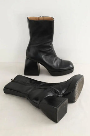 Boots Nodaleto Noir en Cuir