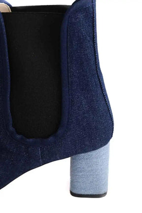 Boots Repetto Bleu en Tissu