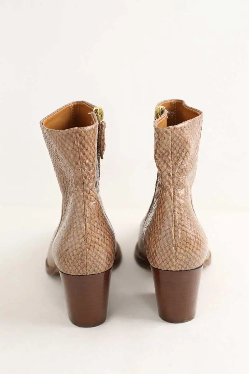 Boots Rivecour Marron en Cuirs exotiques