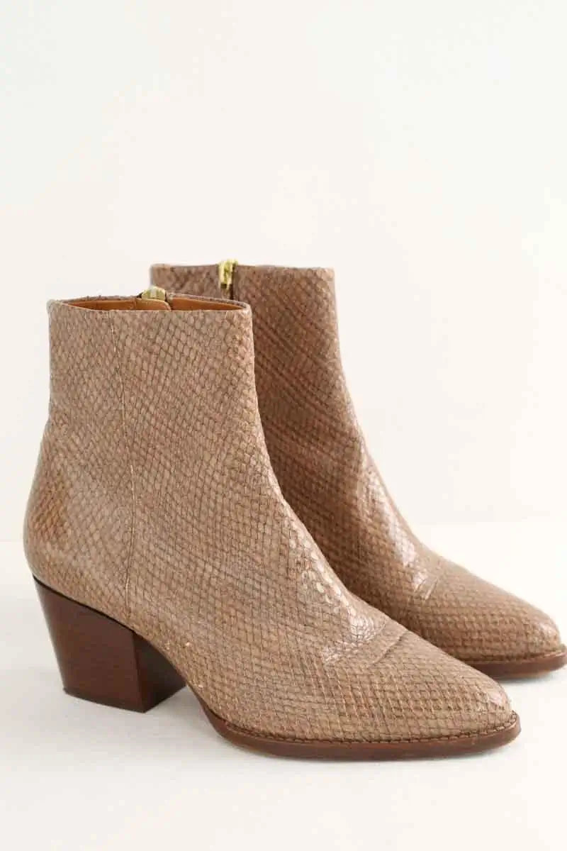 Boots Rivecour Marron en Cuirs exotiques