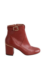 Boots Robert Clergerie Marron en Cuir, taille 36 - Seconde Main