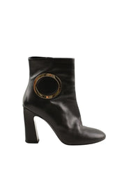 Boots Roger Vivier Noir en Cuir, taille 34 - Seconde Main