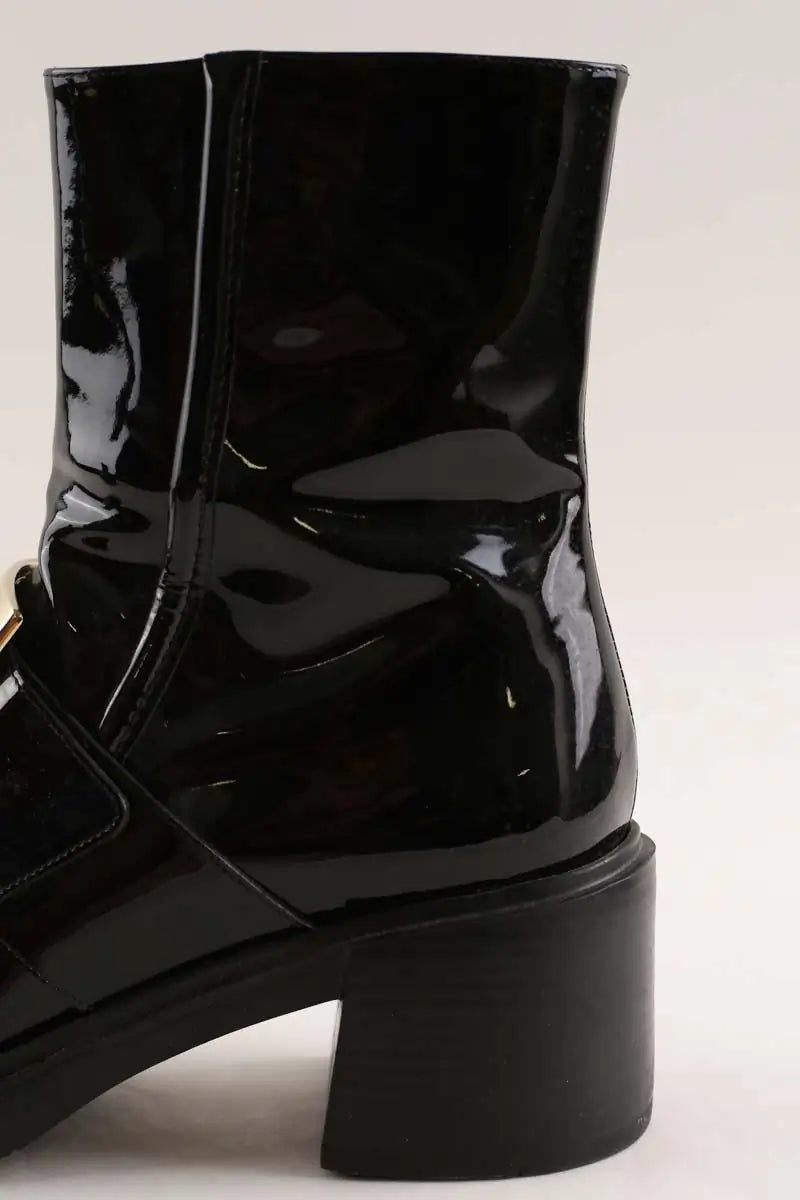 Boots Roger Vivier Noir en Cuir verni