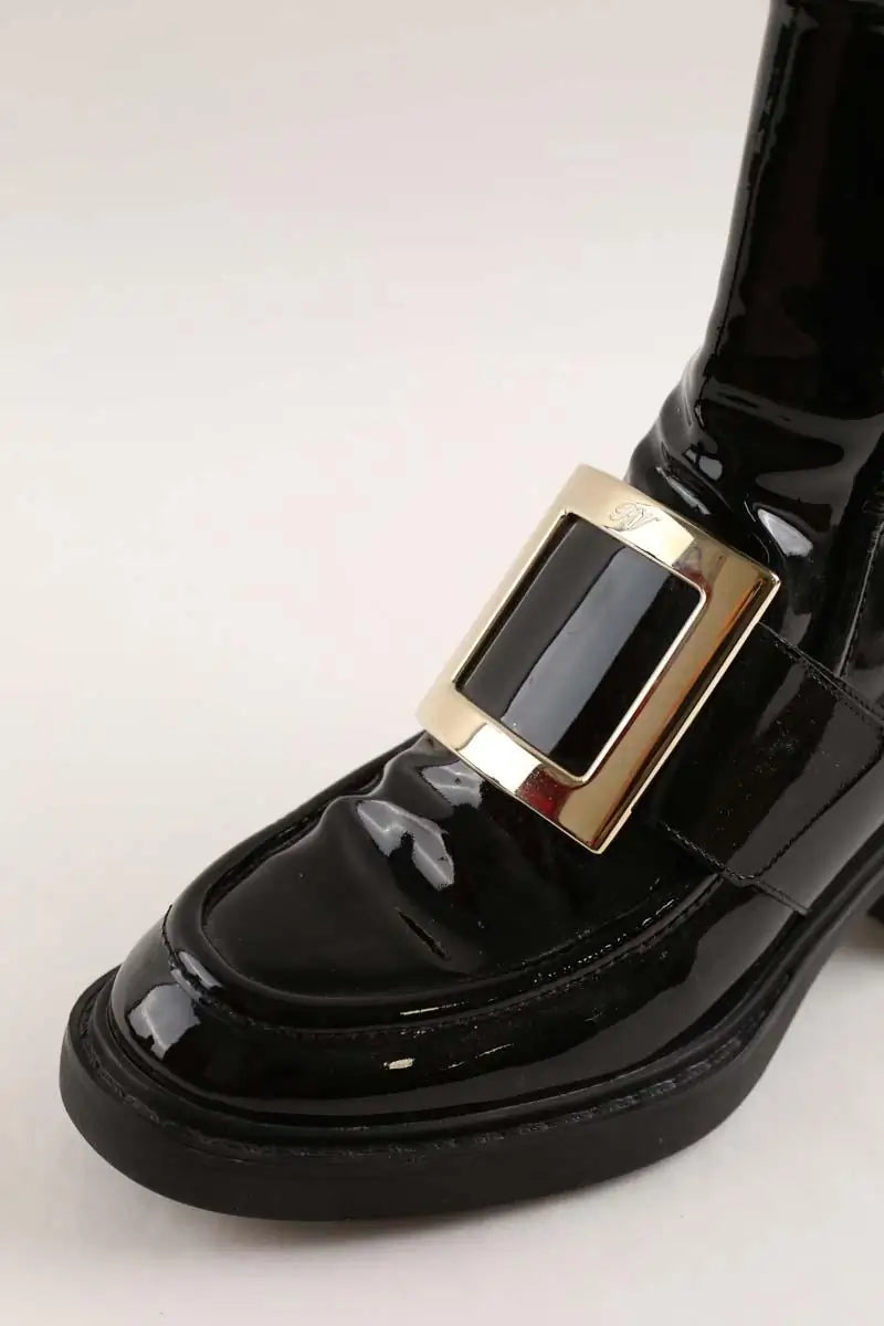 Boots Roger Vivier Noir en Cuir verni