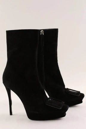 Boots Roger Vivier Noir en Daim