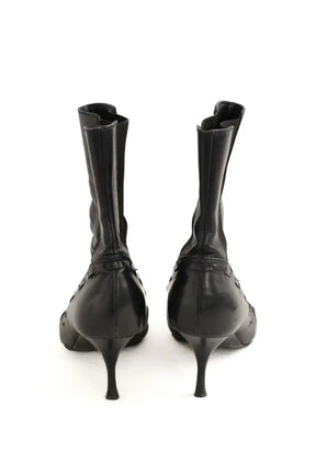 Boots Saint Laurent Noir en Cuir