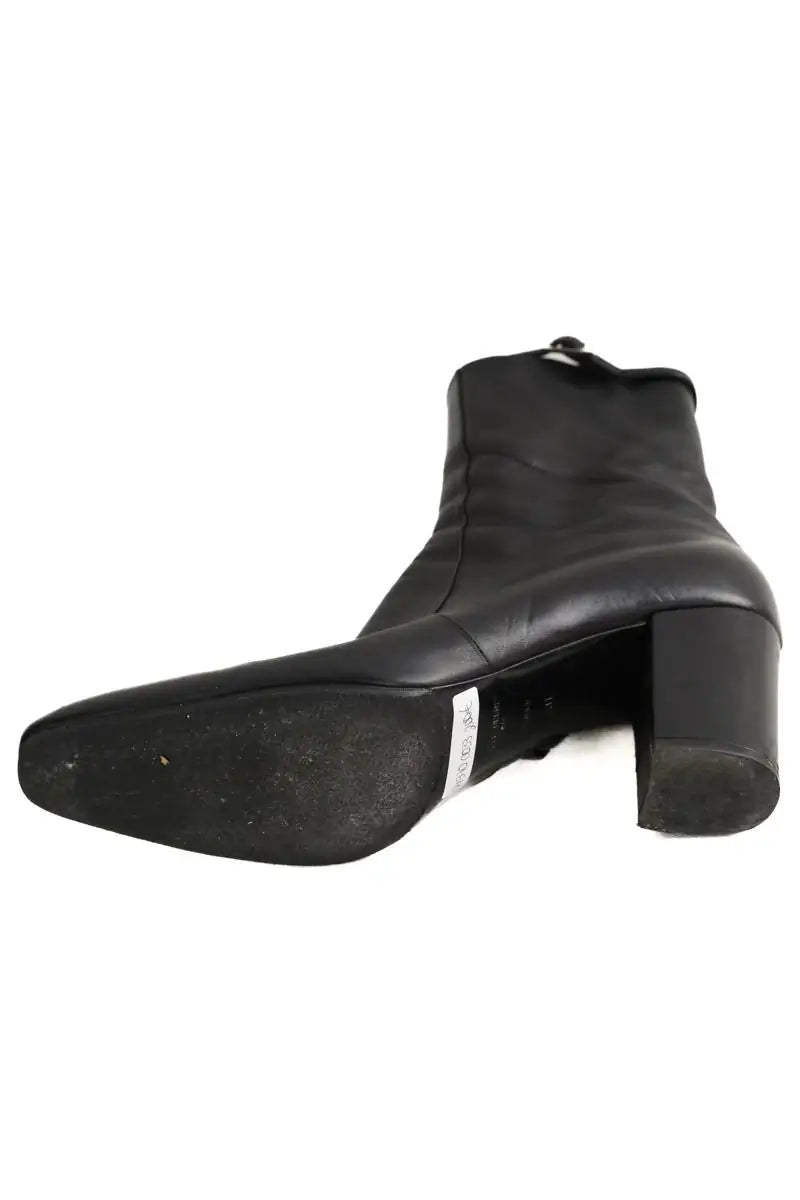Boots Saint Laurent Noir en Cuir