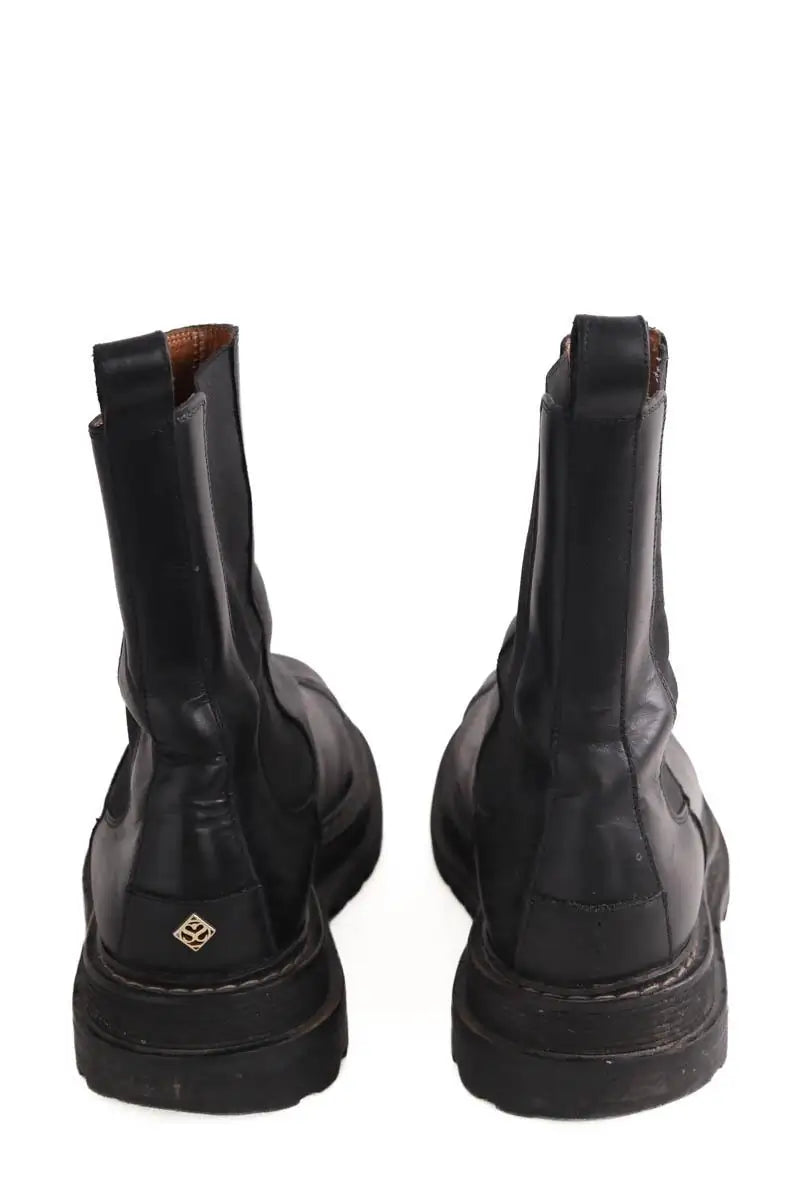 Boots Sandro Noir en Cuir