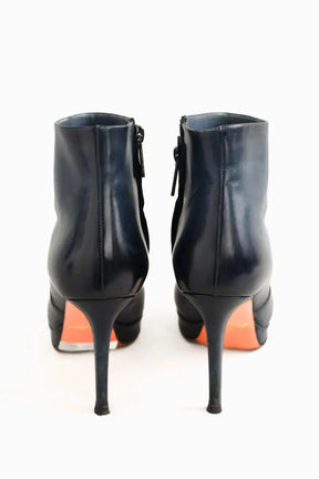 Boots Santoni Bleu en Cuir