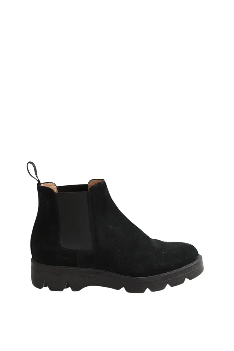 Boots Santoni Noir en Cuir, taille 36 - Seconde Main