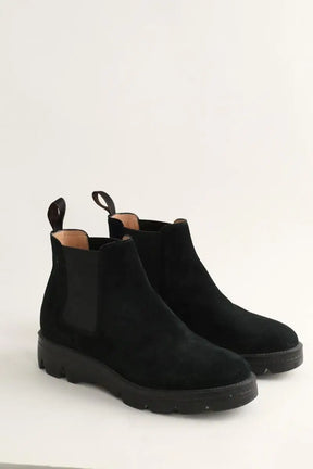 Boots Santoni Noir en Cuir