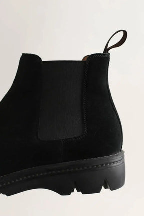 Boots Santoni Noir en Cuir