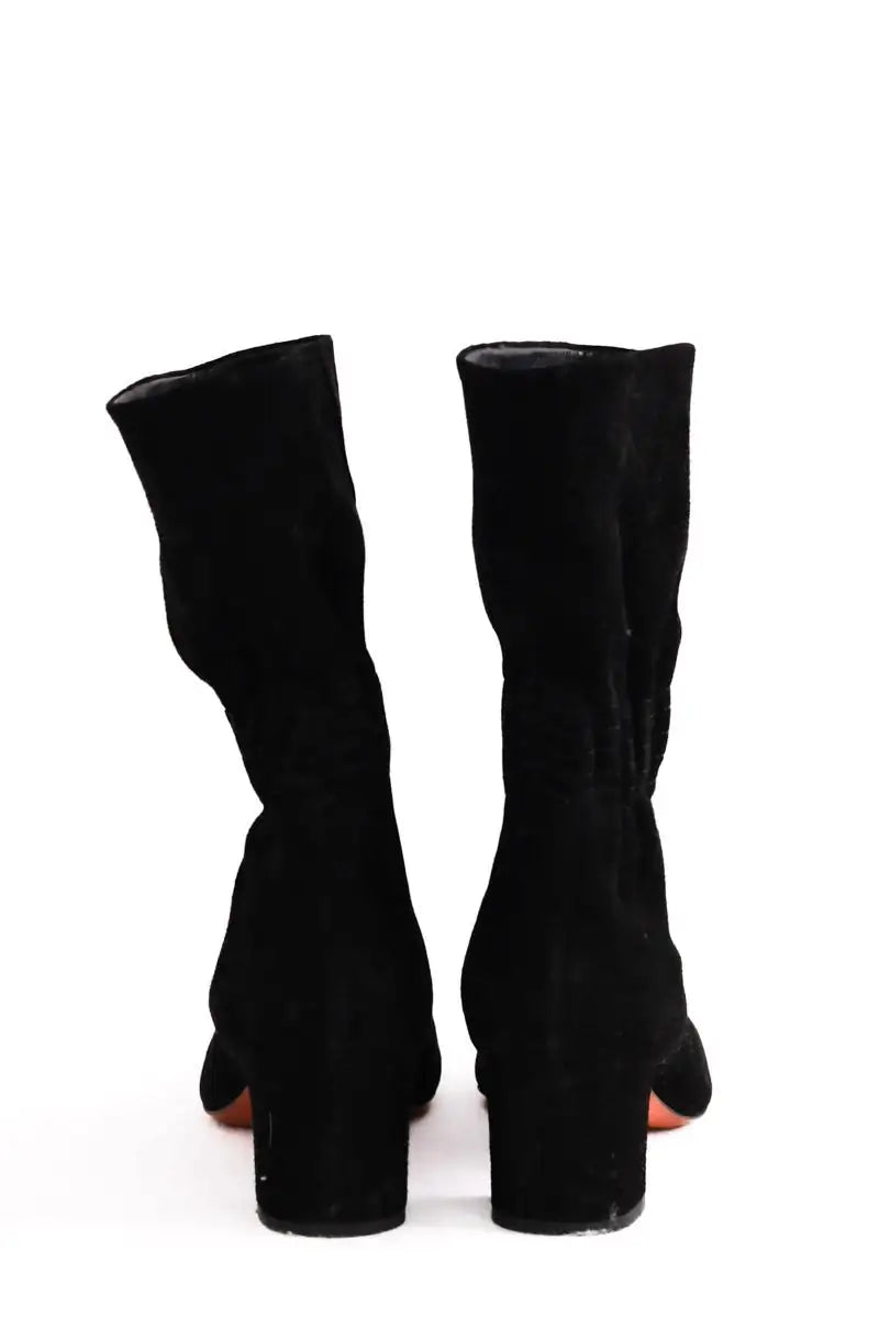 Boots Santoni Noir en Daim