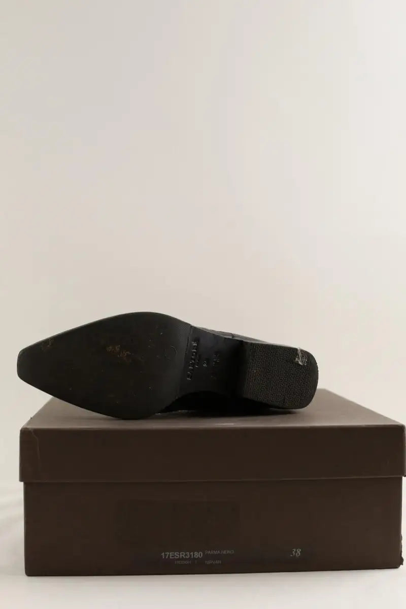 Boots Sartore Noir en Cuir