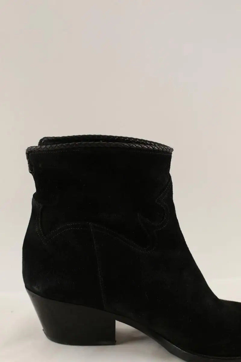 Boots Sartore Noir en Daim