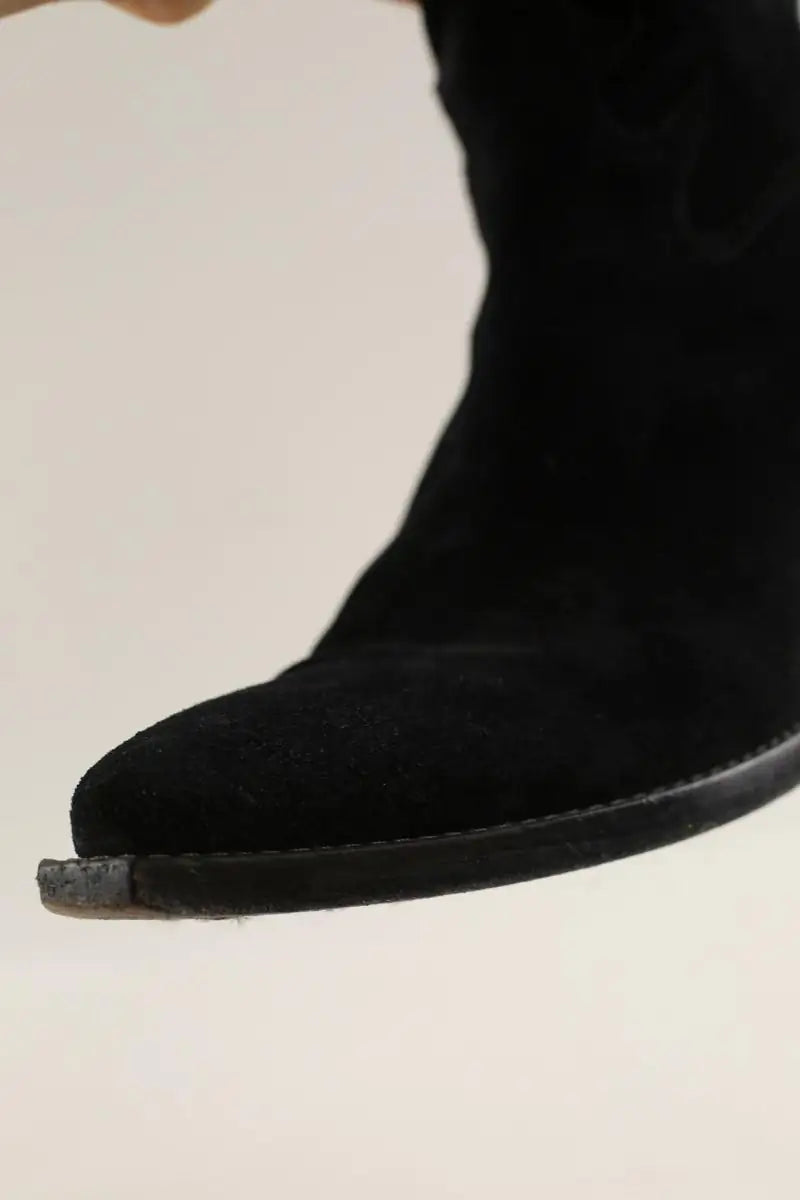 Boots Sartore Noir en Daim