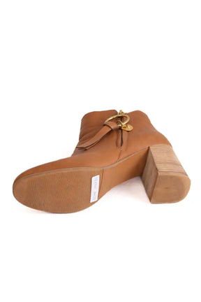 Boots See By Chloé Camel en Cuir