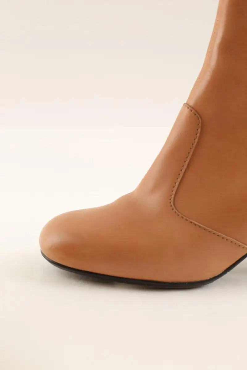 Boots See By Chloé Rose en Cuir
