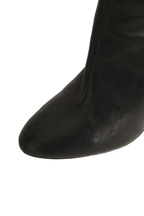 Boots Self-Portrait Noir en Cuir