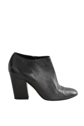 Boots Sergio Rossi Noir en Cuir, taille 39 - Seconde Main