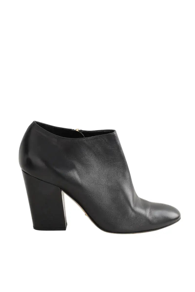 Boots Sergio Rossi Noir en Cuir, taille 39 - Seconde Main