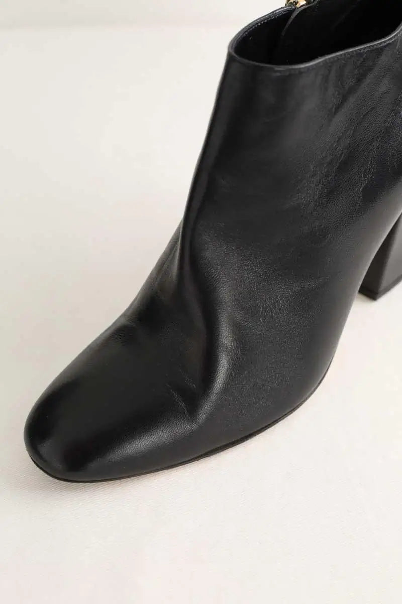 Boots Sergio Rossi Noir en Cuir