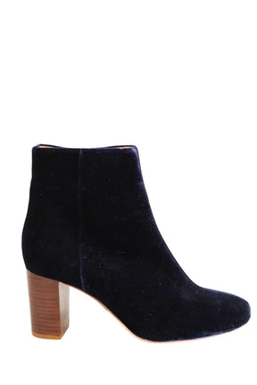 Boots Sézane Marine en Fausse fourrure, taille 40 - Seconde Main