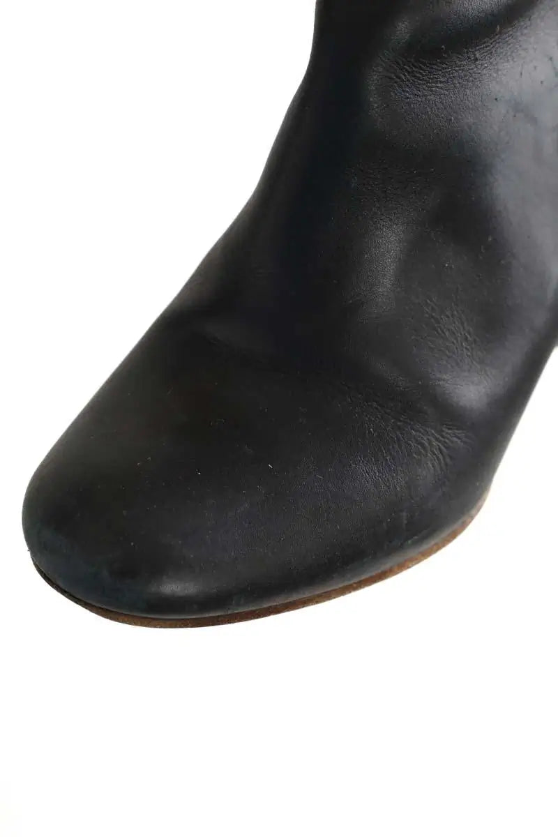 Boots Sézane Noir en Cuir