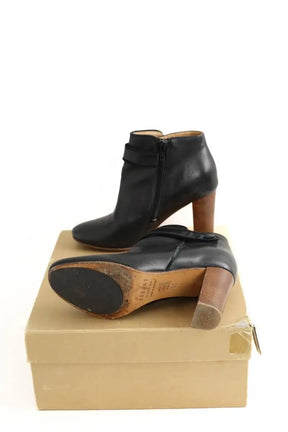 Boots Sézane Noir en Cuir