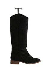 Boots Sézane Noir en Daim, taille 37 - Seconde Main