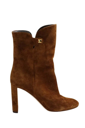 Boots Skorpios Camel en Daim, taille 37 - Seconde Main