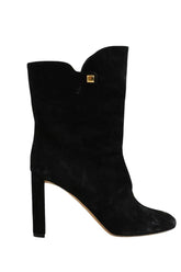 Boots Skorpios Noir en Daim, taille 37 - Seconde Main