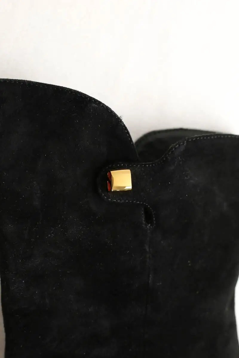 Boots Skorpios Noir en Daim