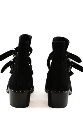 Boots The Kooples Noir en Daim