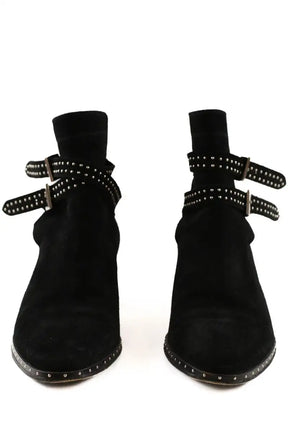 Boots The Kooples Noir en Daim
