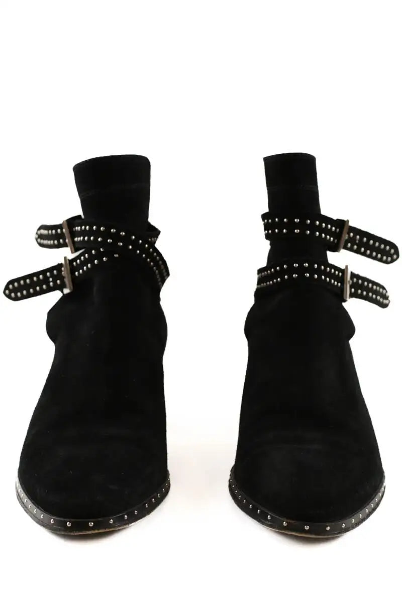 Boots The Kooples Noir en Daim