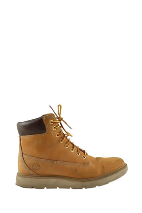 Boots Timberland Beige en Cuir, taille 39 - Seconde Main