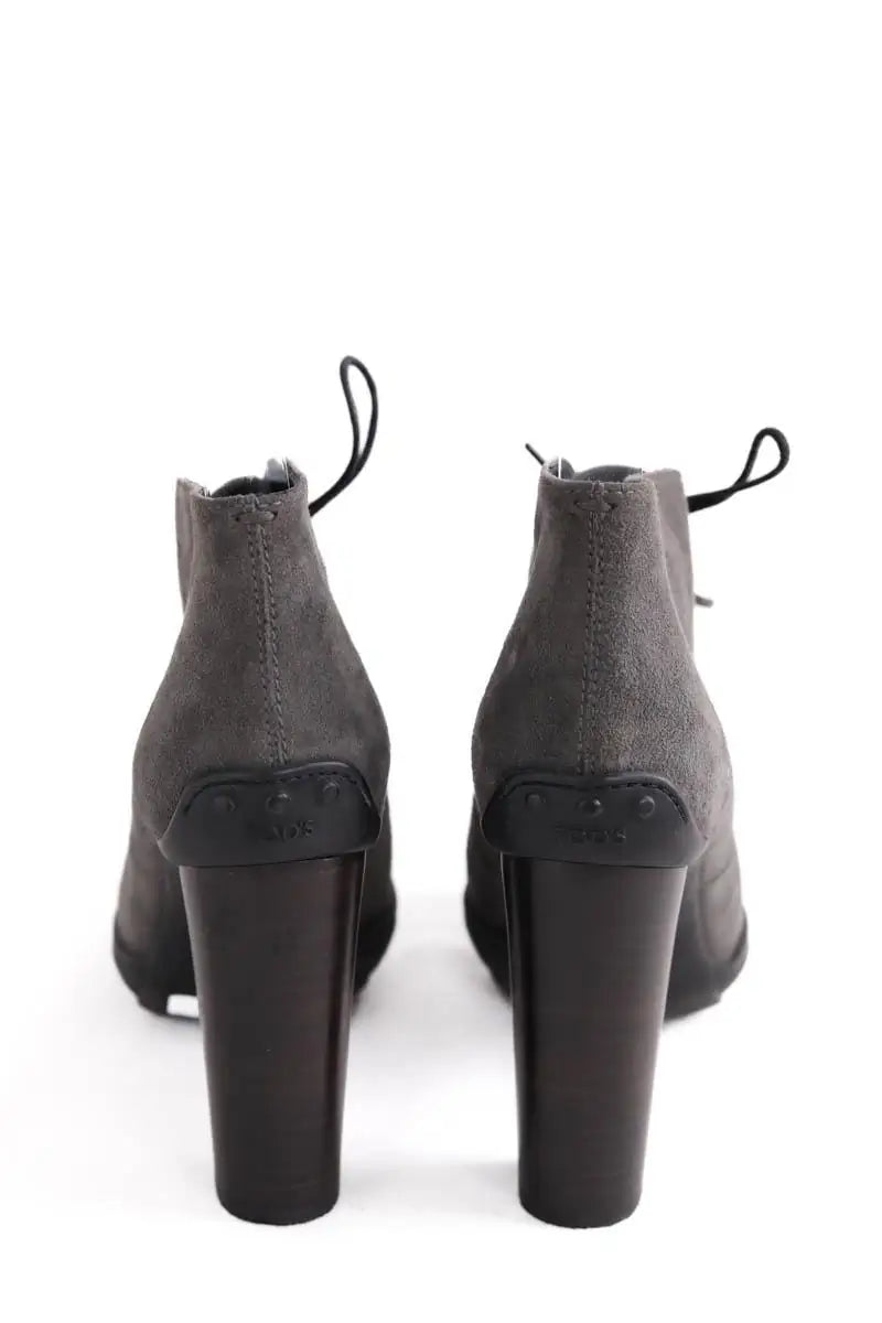 Boots Tod's Gris en Daim