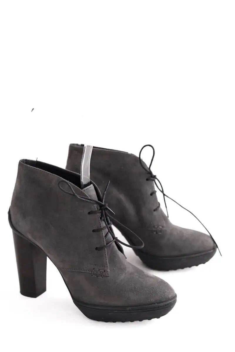 Boots Tod's Gris en Daim