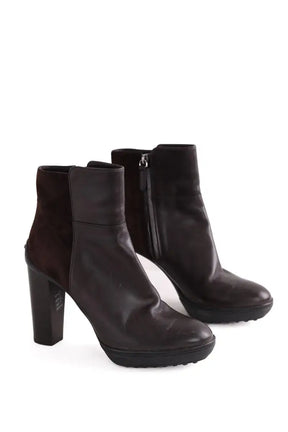 Boots Tod's Marron en Cuir