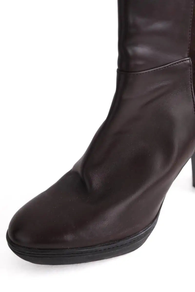 Boots Tod's Marron en Cuir