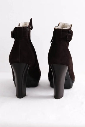 Boots Tod's Marron en Daim
